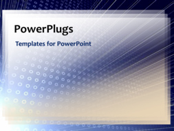 PowerPoint Template - Abstract video template of slowly flowing circles and glowing lines.